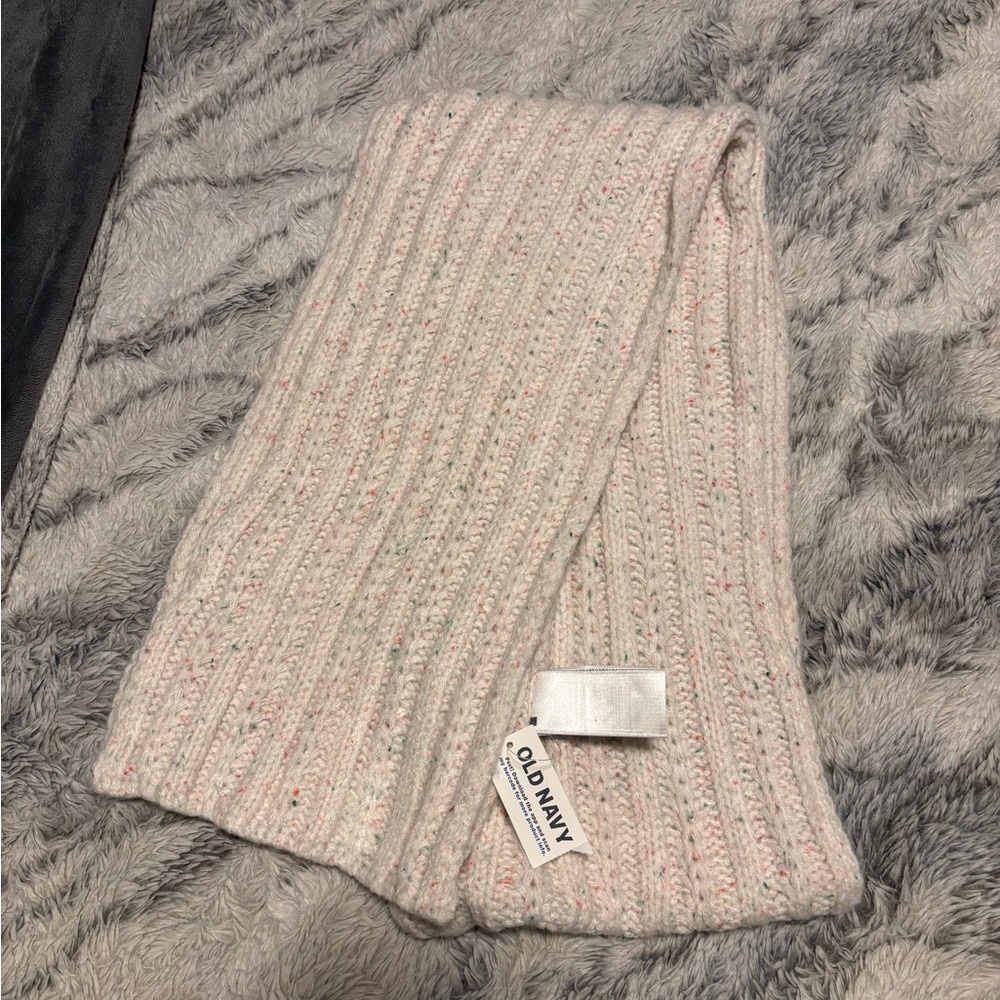 Speckled Ribbed Scarf